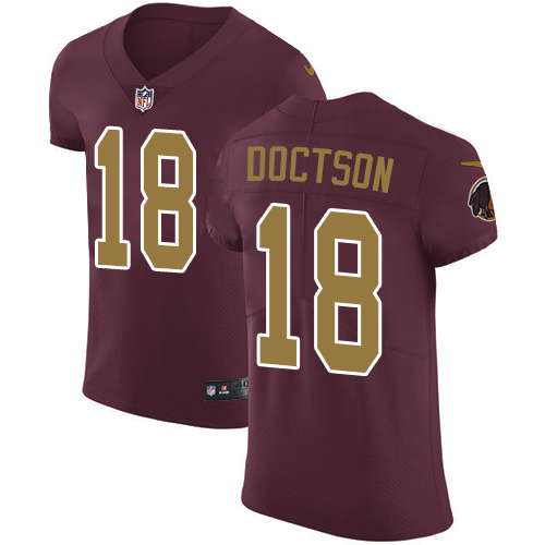 Nike Redskins #18 Josh Doctson Burgundy Red Alternate Men's Stitched NFL Vapor Untouchable Elite Jersey